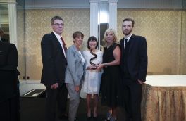Dean Howlin, Brenda Waldron, Elaine Sloan and Glenn Moore from B&A with Siobhan Lennon from Sunday Business Post/Webprint